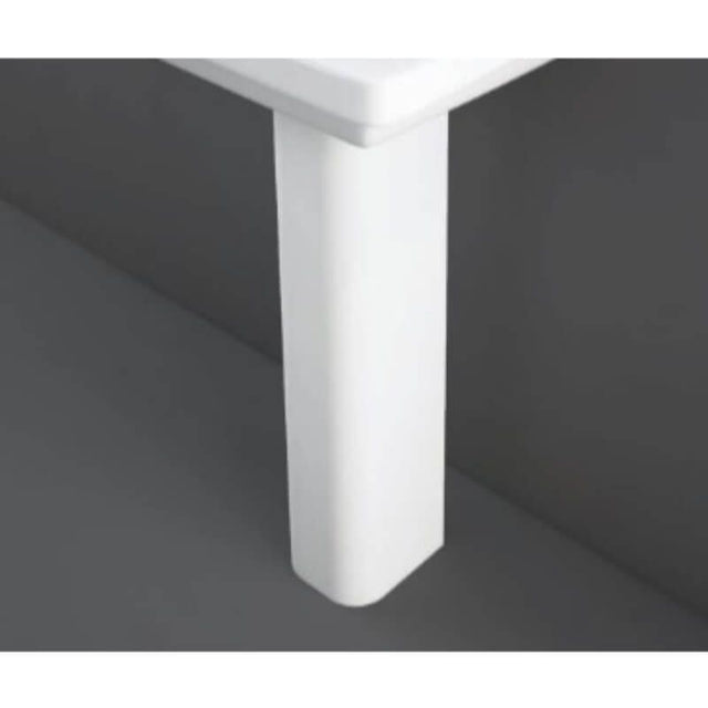 Rak Resort Full Pedestal For 50cm-65cm Basins - White - RSTPED