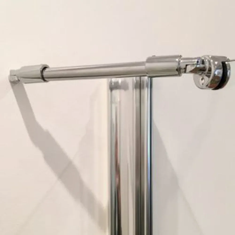 Coram Optima 6 3 Sided Fixing Bracket Pack - Chrome - OPFBW0C