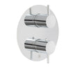 JTP Florence 3 Outlet Thermostat - Chrome - 15681CL - TAP 'N' SHOWER