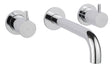 JTP Florence 3 Hole Wall Mounted Basin Mixer - Chrome - 55089A