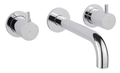 JTP Florence 3 Hole Wall Mounted Basin Mixer - Chrome - 55089A