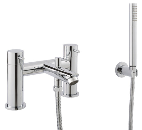 JTP Fonti Deck Mounted Bath Shower Mixer - Chrome - 15275