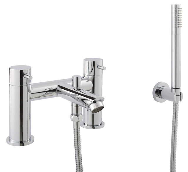 JTP Fonti Deck Mounted Bath Shower Mixer - Chrome - 15275