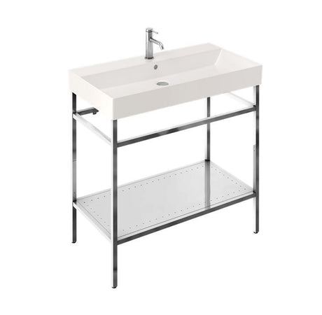 Britton Frame Stand for 850mm Basin - Polished Stainless Steel - FRAME103