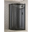 Frontline Aquaglass Sphere 1 Door Quadrant Smoked Glass Left 1000x800mm - Clear - BENDY9391B810BTL