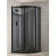 Frontline Aquaglass Sphere 1 Door Quadrant Smoked Glass Right 1000x800mm - Clear - BENDY9391B810BTR