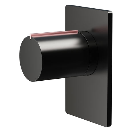Frontline Aquaflow Velar Single Shower Valve - Black - BIQ230145GBFG