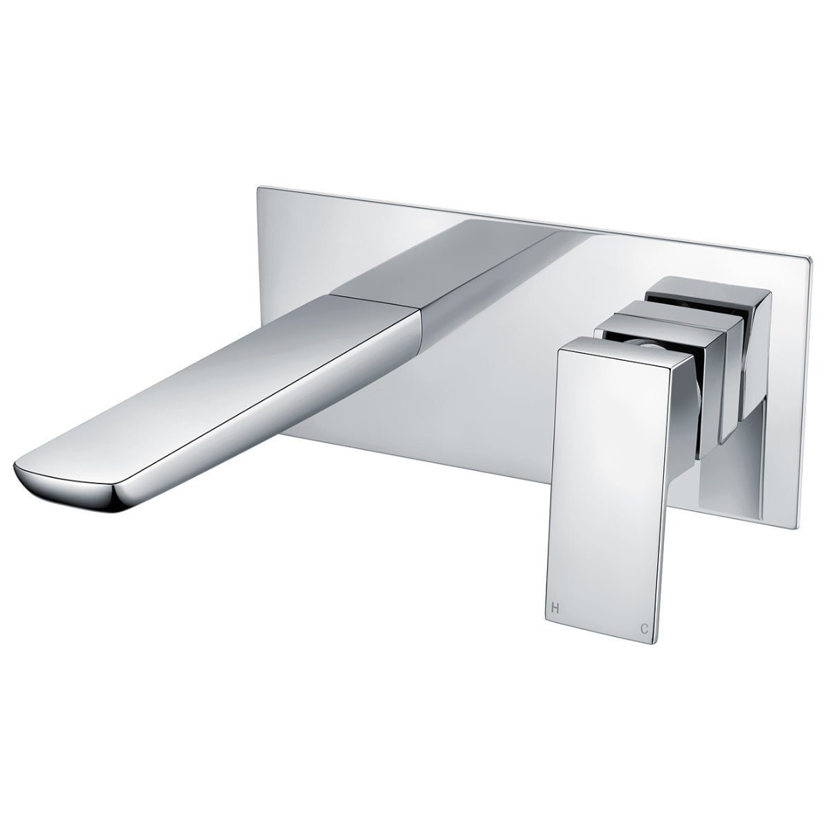 Frontline Aquaflow Alto Wall Mounted Basin Mixer Tap - Chrome - BIQALT11