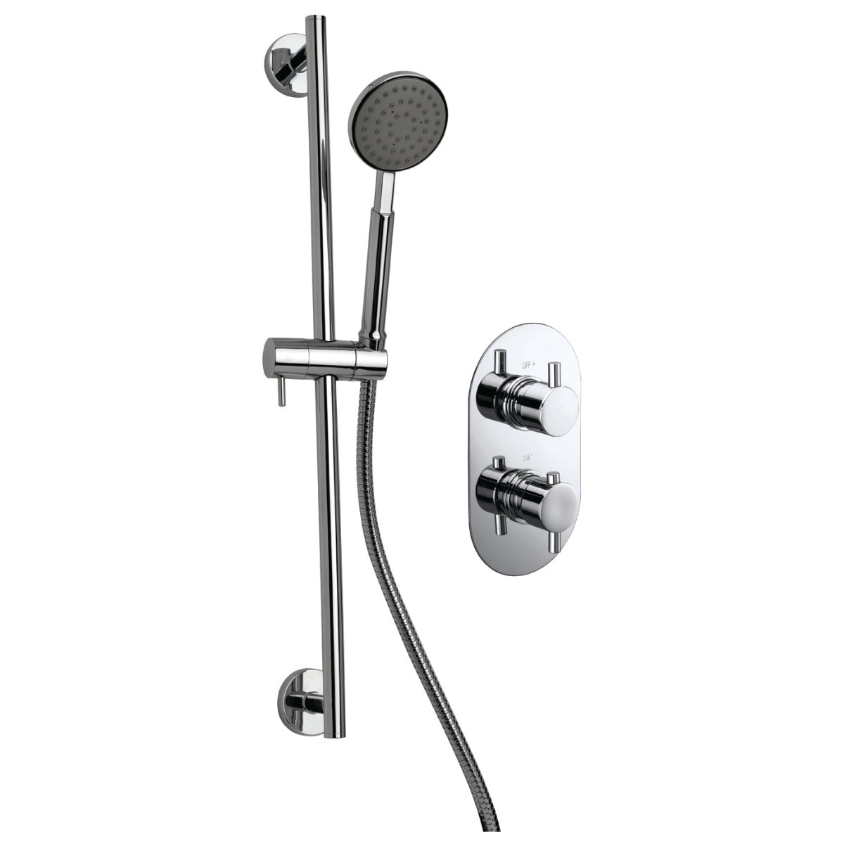 Frontline Aquaflow Ballini Shower Pack 1 - Chrome - BIQBSP3
