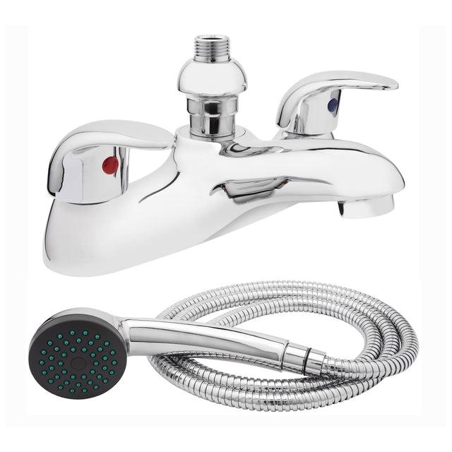 Frontline Aquaflow Compact Bath Shower Mixer - Chrome - BIQCO01