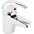 Frontline Aquaflow Compact Mono Basin Mixer with Click Clack Waste - BIQCO03