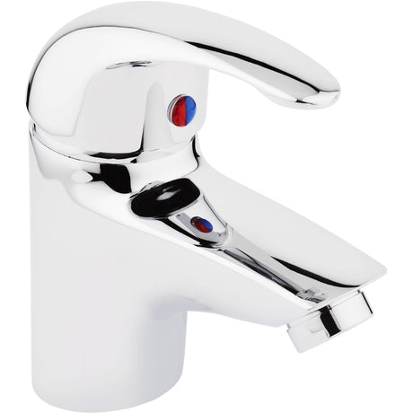 Frontline Aquaflow Compact Mono Basin Mixer with Click Clack Waste - BIQCO03