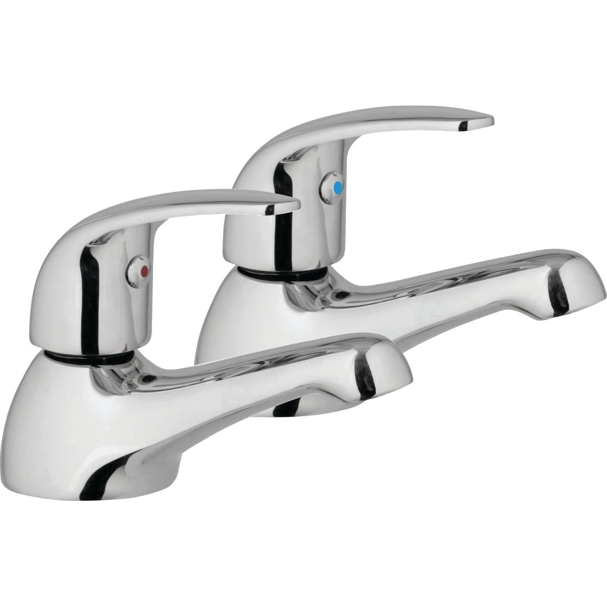 Frontline Aquaflow Compact Basin Taps - Chrome - BIQCO04