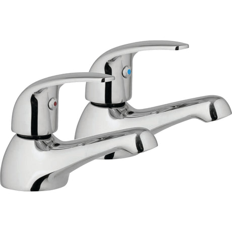 Frontline Aquaflow Compact Basin Taps - Chrome - BIQCO04