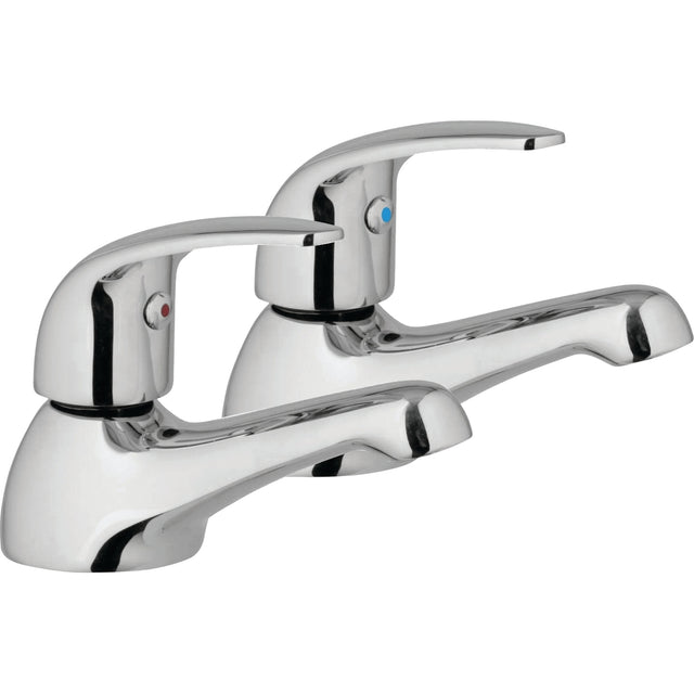 Frontline Aquaflow Compact Basin Taps - Chrome - BIQCO04
