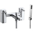 Frontline Aquaflow Cubix2 Bath Shower Mixer - Chrome - BIQCX01