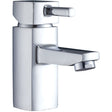 Frontline Aquaflow Cubix2 Mono Basin Mixer with Click Clack Waste - Chrome - BIQCX03