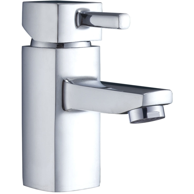 Frontline Aquaflow Cubix2 Mono Basin Mixer with Click Clack Waste - Chrome - BIQCX03