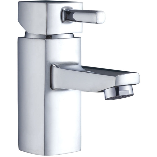 Frontline Aquaflow Cubix2 Mono Basin Mixer with Click Clack Waste - Chrome - BIQCX03