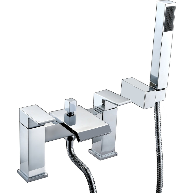 Frontline Aquaflow Estrada Bath Shower Mixer - Chrome - BIQEST01