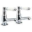 Frontline Aquaflow Holborn Lever Bath Taps - Chrome - BIQHL05 - TAP 'N' SHOWER