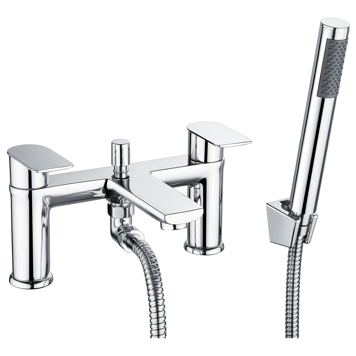 Frontline Aquaflow Luxe Luxe Bath Shower Mixer Tap - Chrome - BIQLUX01