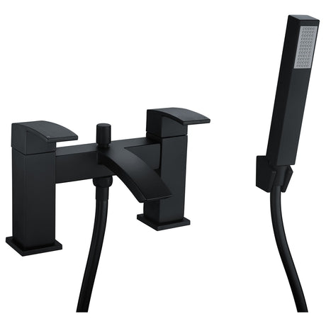 Frontline Aquaflow Onyx Bath Shower Mixer - Black - BIQONY01
