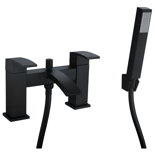 Frontline Aquaflow Onyx Bath Shower Mixer - Black - BIQONY01