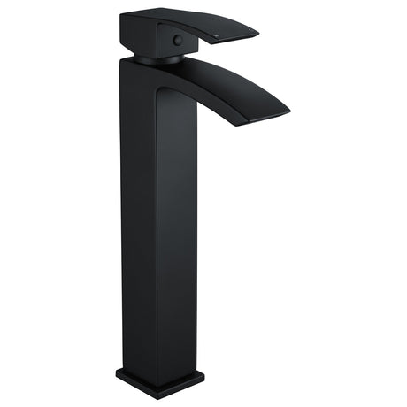 Frontline Aquaflow Tall Basin Mixer - Onyx Black - BIQONY30