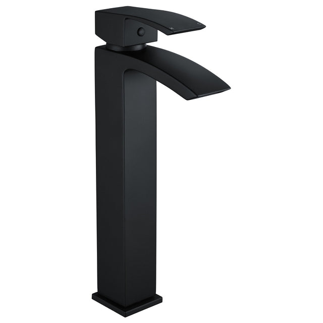 Frontline Aquaflow Tall Basin Mixer - Onyx Black - BIQONY30
