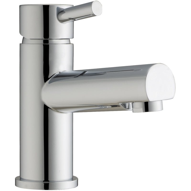 Frontline Aquaflow Petit Mini Basin Mixer with Click Clack Waste - Chrome - BIQPE03 - TAP 'N' SHOWER