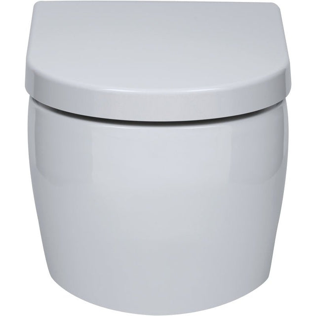 Frontline Aquaceramica Italia Emme Wall Hung Pan - White - BIQR5WHPAN - TAP 'N' SHOWER