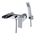 Frontline Aquaflow Stream Wall Mounted Bath Shower Mixer - Chrome - BIQSM06