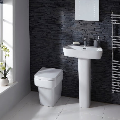Frontline Aqua Medici Back to Wall Cloakroom Suite - White - BTWSUITE-MEDICI