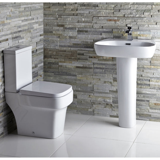 Frontline Aqua Medici Cloakroom Suite - White - CLOAK-MEDICI