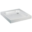 Frontline Aquaglass Shower Tray 1000x1000mm - White - JTUFR100