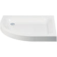 Frontline Aquaglass LH Quadrant Shower Tray 1000x800mm - White - JTUFR1080LQ