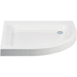 Frontline Aquaglass Quadrant RH Shower Tray 1000x800mm - White - JTUFR1080RQ