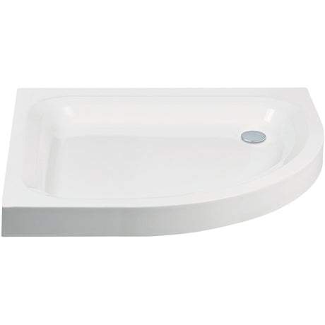 Frontline Aquaglass Quadrant RH Shower Tray 1000x800mm - White - JTUFR1080RQ