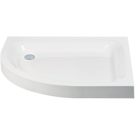 Frontline Aquaglass LH Quadrant Shower Tray 1200x900mm - White - JTUFR1290LQ