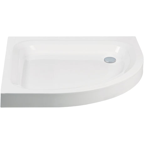 Frontline Aquaglass Quadrant Shower Tray 800mm - White - JTUFR80Q