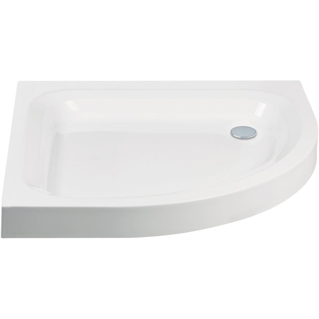 Frontline Aquaglass Quadrant Shower Tray 800mm - White - JTUFR80Q
