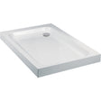 Frontline Aquaglass Shower Tray 900x700mm - White - JTUFR970