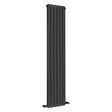 Frontline Adare Vertical Column Radiator 377x1500mm - Anthracite - LMNRSUN - R13 - 15A - TAP 'N' SHOWER