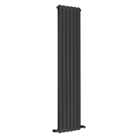 Frontline Adare Vertical Column Radiator 377x1800mm - Anthracite - LMNRSUN - R13 - 18A - TAP 'N' SHOWER