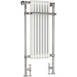 Frontline Victorian Towel Warmer 1130x553mm - Chrome/White - LMNRSUNTR1 - TAP 'N' SHOWER