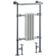 Frontline Radley Traditional Towel Warmer 963x493mm - Chrome - LMNRSUNTR6 - TAP 'N' SHOWER