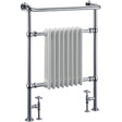 Frontline Academy Traditional Towel Warmer 963x673mm - Chrome - LMNRSUNTR9 - TAP 'N' SHOWER