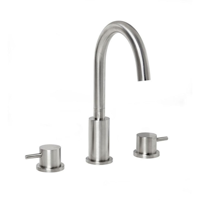 Frontline Aquaflow Solito 3 Hole Basin Mixer with Click-Clack Waste - Chrome - S917-1000