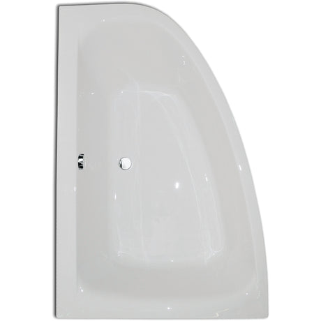 Frontline Aquabathe LH Cloud Corner Bath 1500 x 1000mm - White - SI25224101